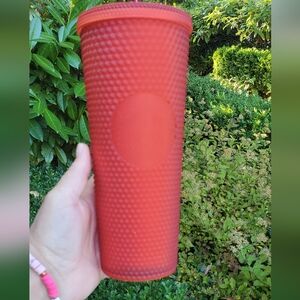 Starbucks Vibrant Red Studded Tumbler